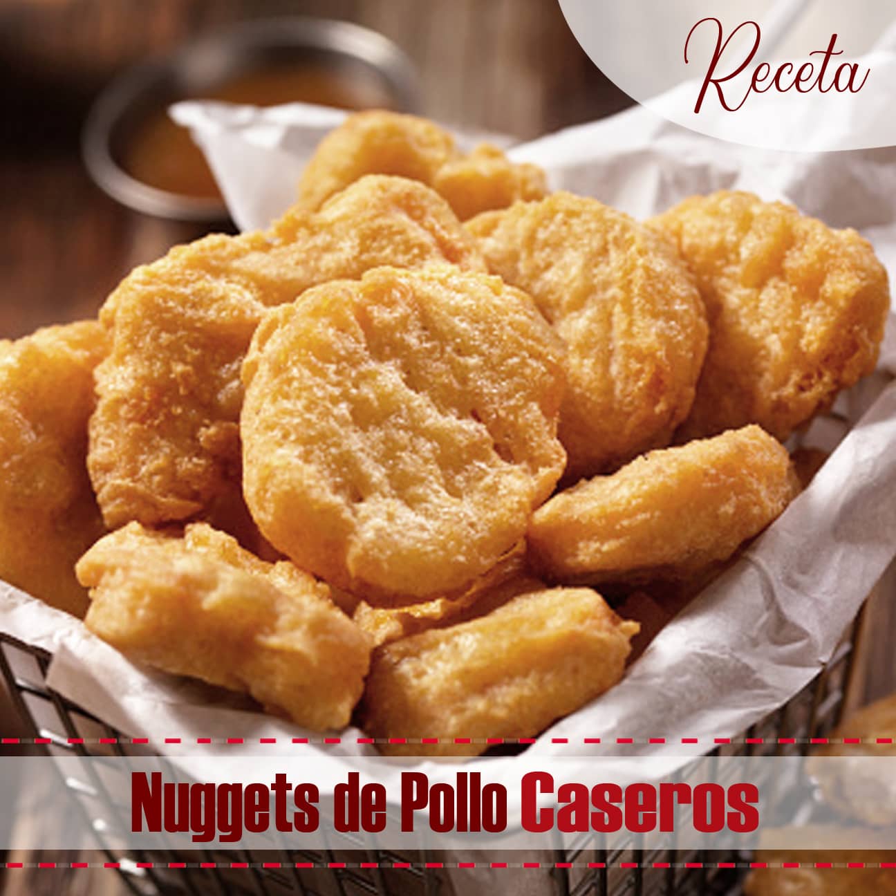 Nuggets de pollo caseros