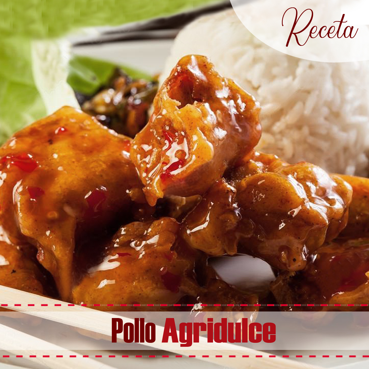 Pollo agridulce